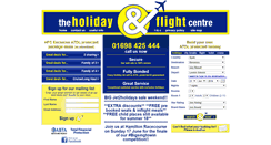 Desktop Screenshot of holidayandflightcentre.com