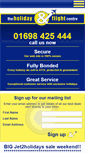 Mobile Screenshot of holidayandflightcentre.com